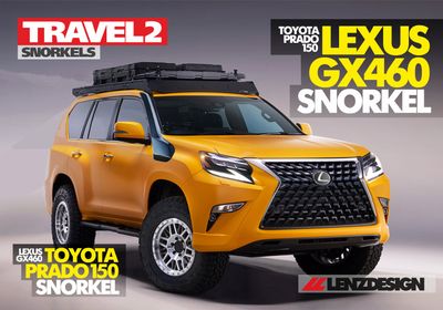 Lexus GX460 / Toyota Prado 150 SNORKEL &#39;TRAVEL2&#39; Lenzdesign