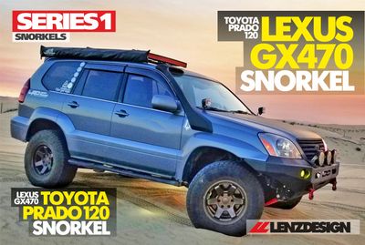 Lexus GX470 / Toyota Prado 120 SNORKEL &#39;SERIES1&#39; Lenzdesign