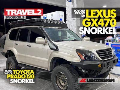 Lexus GX470 / Toyota Prado 120 SNORKEL &#39;TRAVEL2&#39; Lenzdesign