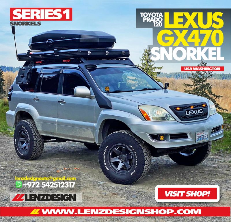 Lexus GX470 / Toyota Prado 120 Snorkel SERIES1 Lenzdesign