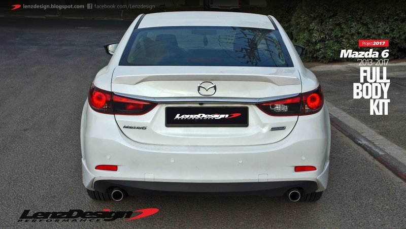 Mazda 6 2013-2018 - Rear Trunk Spoiler