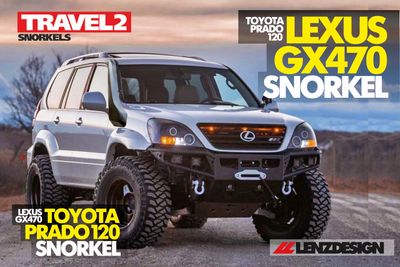 Lexus GX470 / Toyota Prado 120 SNORKEL 'TRAVEL2' Lenzdesign