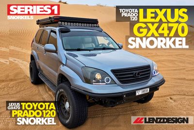 Lexus GX470 / Toyota Prado 120 SNORKEL 'SERIES1' Lenzdesign
