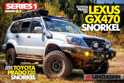 Lexus GX470 / Toyota Prado 120 SNORKEL 'SERIES1' Lenzdesign