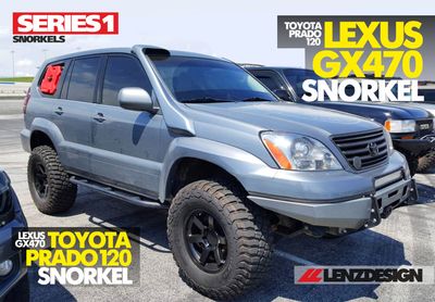 Lexus GX470 / Toyota Prado 120 SNORKEL 'SERIES1' Lenzdesign