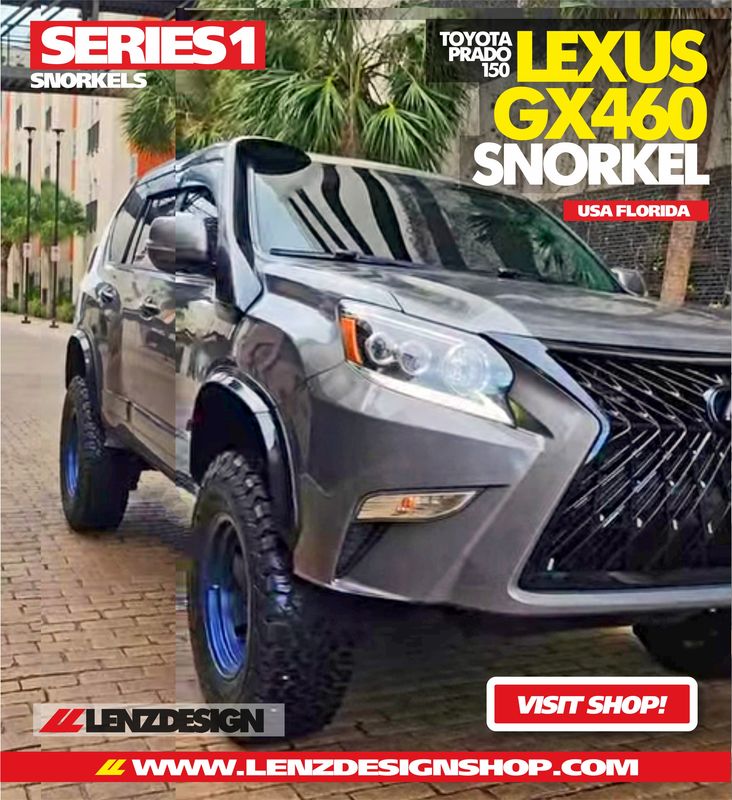 Lexus GX460 / Toyota Prado 150 SNORKEL SERIES1 LENZDESIGN