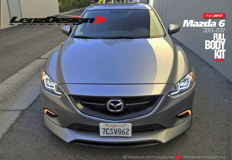 Mazda 6 2013-2017 Front spoiler