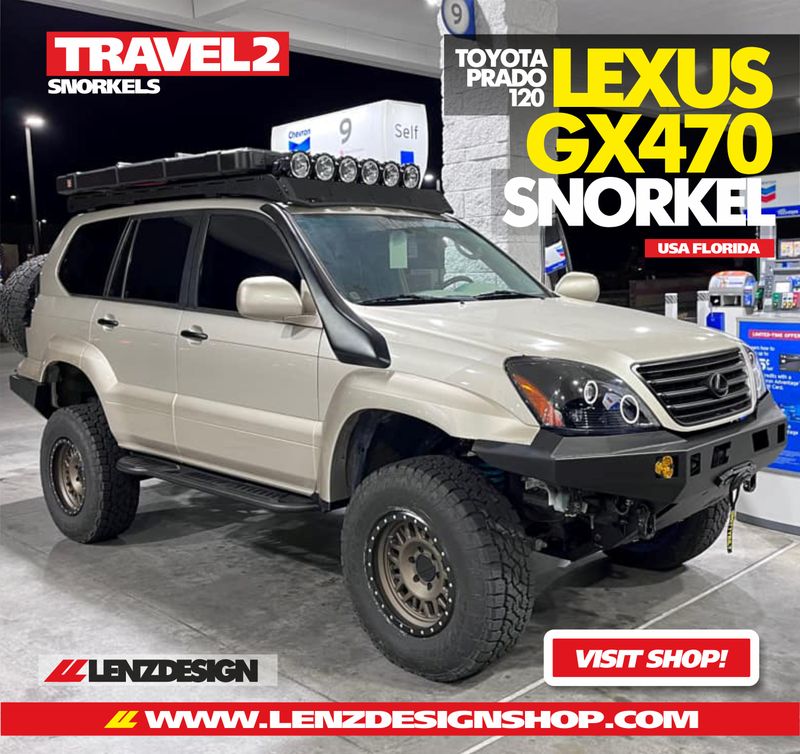 Lexus GX470 - Toyota Prado 120 SNORKEL TRAVEL2 LENZDESIGN