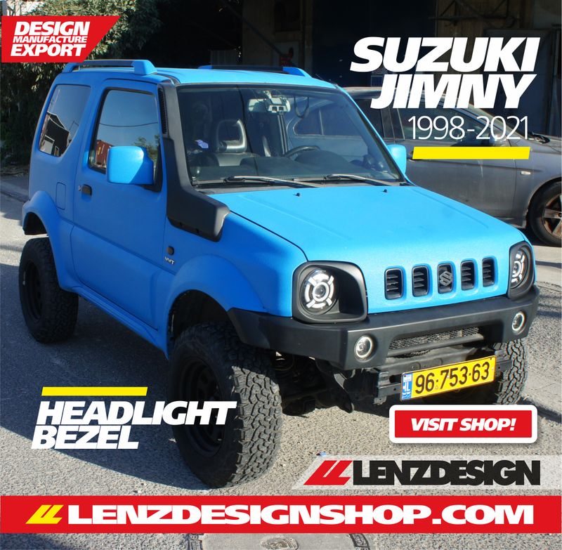 Suzuki Jimny JB 1998–2021 Headlight Bezels Lenzdesign