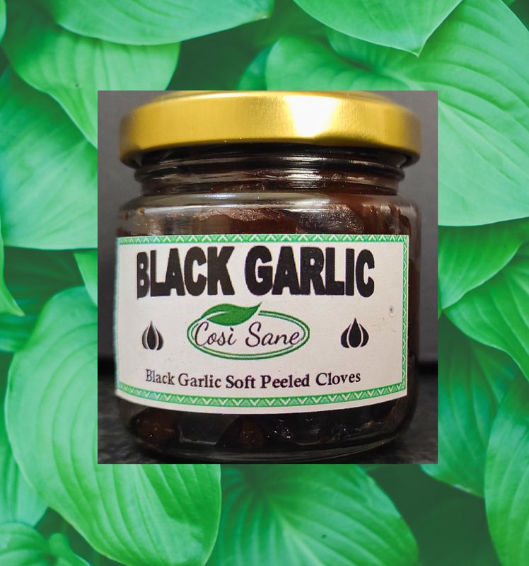 Cosi Sane Black Garlic Peeled Soft Cloves 100 gms