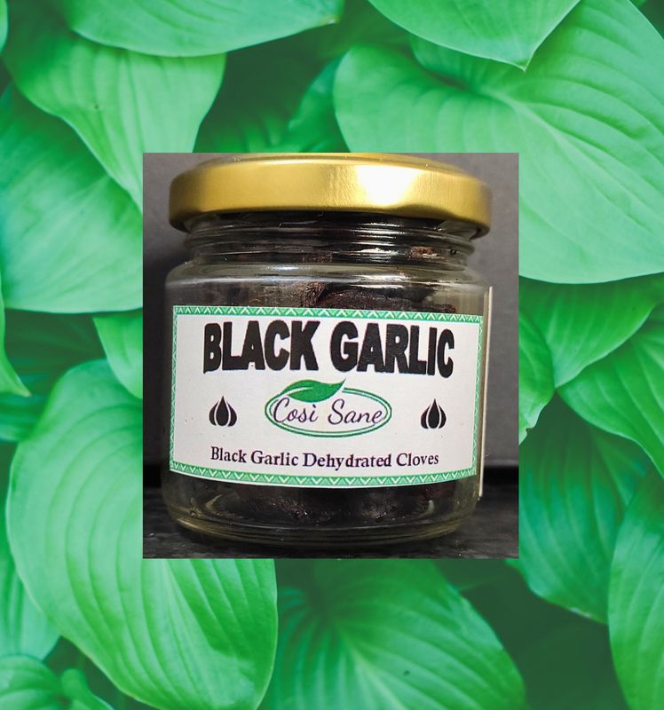 Cosi Sane Black Garlic Dehydtrated Cloves 40 gms.