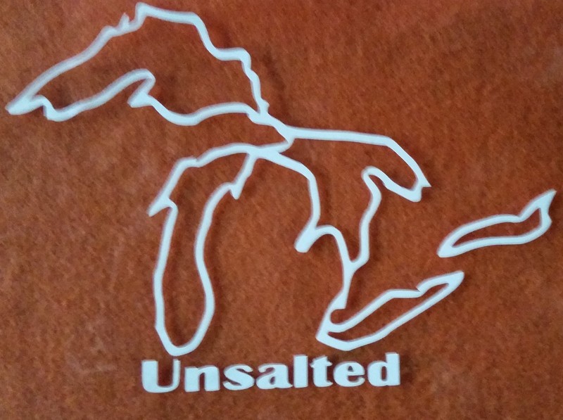 Michigan UnSalted Sticker