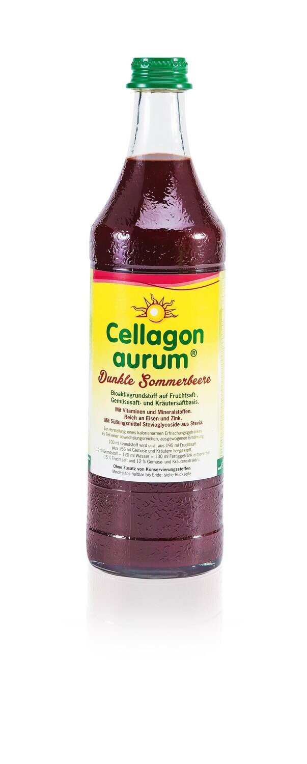Cellagon aurum "Dunkle Sommerbeere"
500 ml (9,98€ / 100 ml)