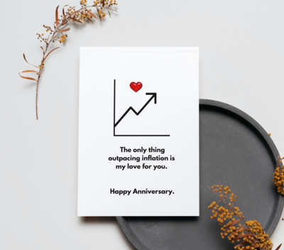 Cartolină “Happy Anniversary”