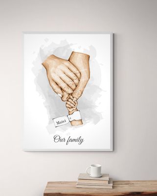 Tablou personalizat Familia noastră
