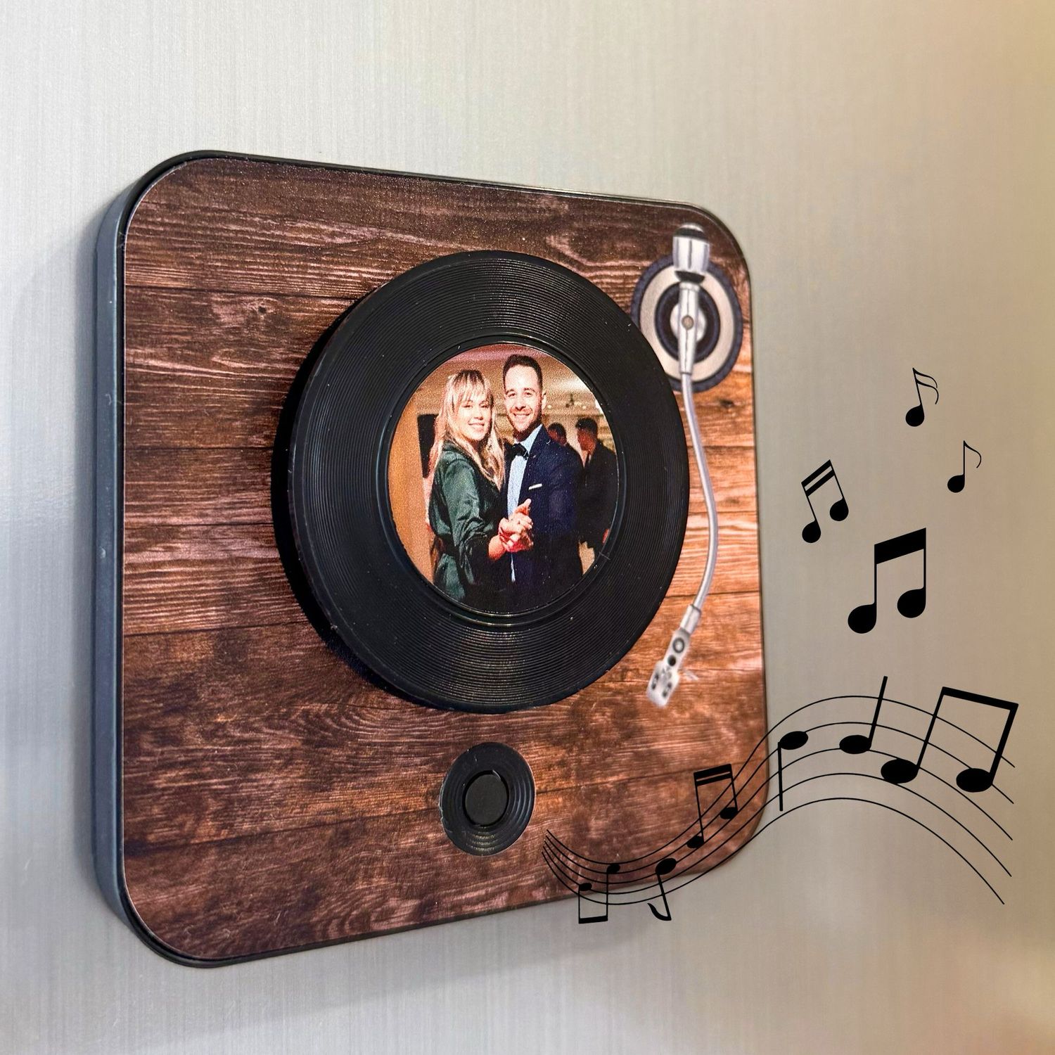 Magnet personalizat DreamME 🎶  Vinyl + NFC tag