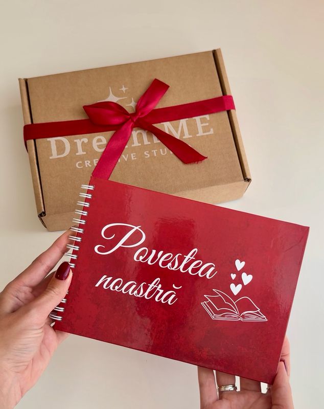 Jurnal pentru cupluri “Povestea noastră” DreamME® RED Edition ❤️