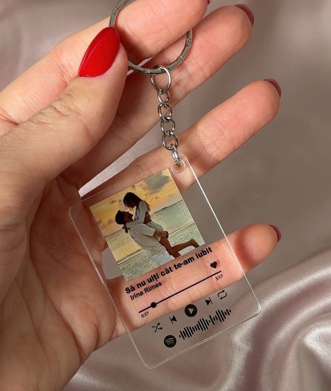 Breloc personalizat tip Spotify DreamME®