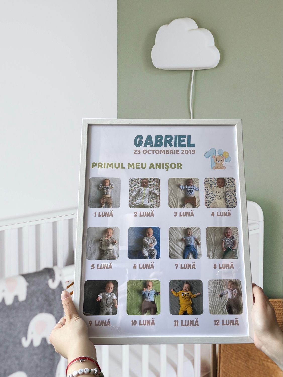 Tablou personalizat „Primul Meu An” – amintirile primului an