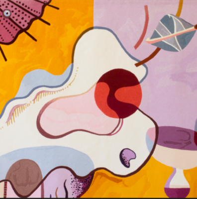 &quot;A  Ponta da Culatra&quot; by Henriette Arcelin.
Carré 35X35 inches (90X90 cm)