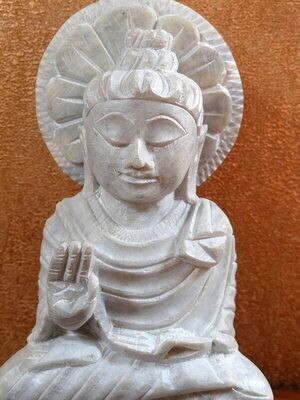 Bouddha en stéatite 14 cm