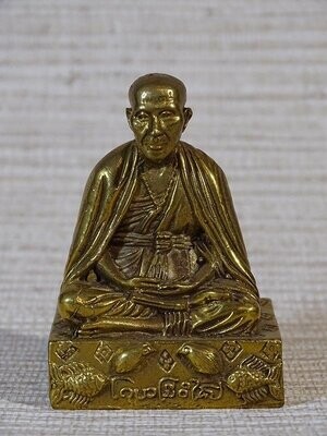 Moine bouddhiste en laiton 6,5 cm