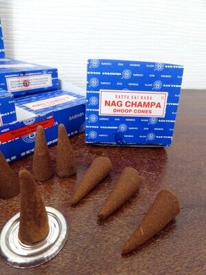 Encens Satya Nag Champa 12 cônes