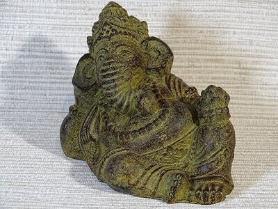 Ganesh en pierre de lave 15 cm
