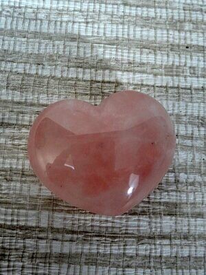 Cœur en quartz rose 4 cm