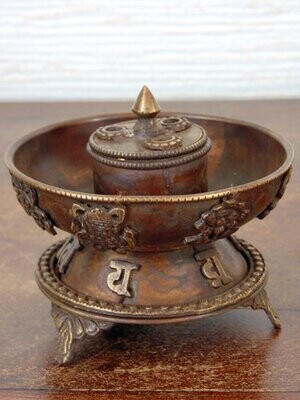 Encensoir tibétain en laiton 9 cm