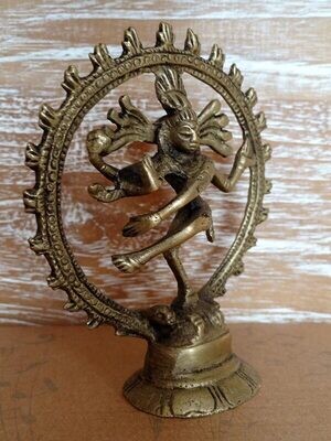 Shiva Nataraja en laiton 10 cm
