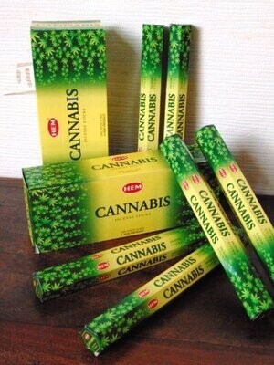 Encens HEM cannabis 20 Bâtonnets