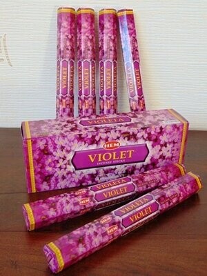 Encens Hem violette 20 Bâtonnets
