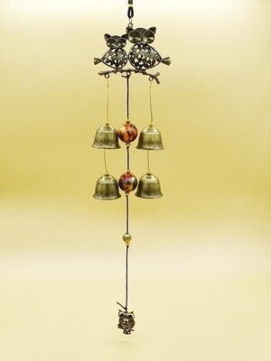 Carillon Feng shui Chouettes 46 cm