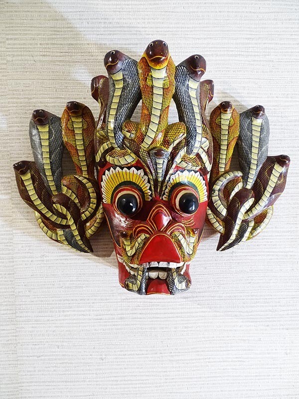 Masque Sri lankais de Mahakala