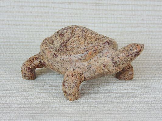 Tortue en marbre de 10 cm