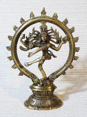 Shiva Nataraja en laiton 19 cm