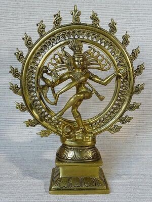 Statue de Shiva Nataraja en laiton 32 cm