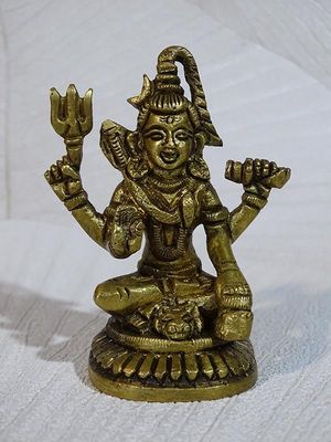 Statuette du dieu Shiva de 7,5 cm