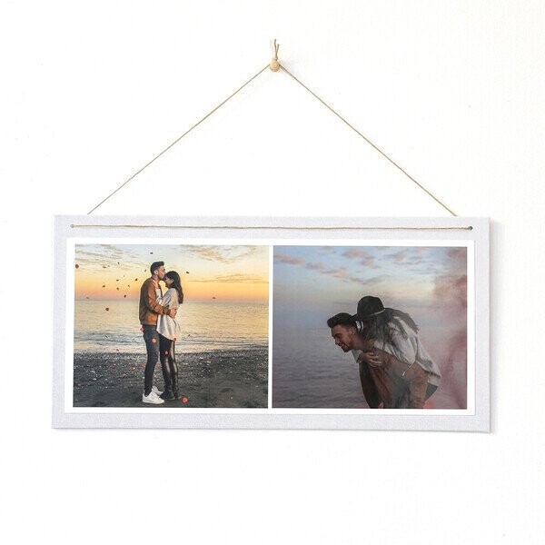 Photo Panel Panorama Gris + Holder