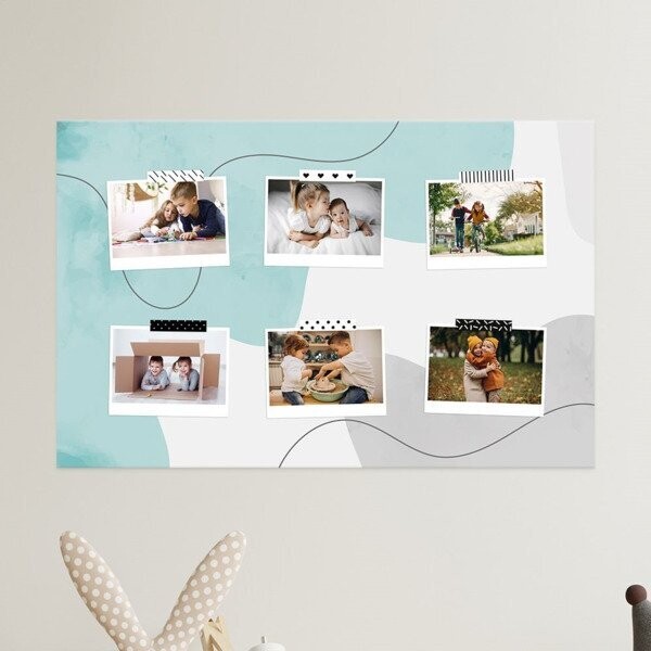 Photo Panel Mural Azul
