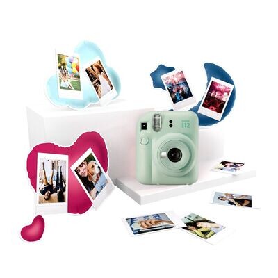 Fujifilm Instax Cámara Instantánea MINI 12 Mint Green Kit Best Memories