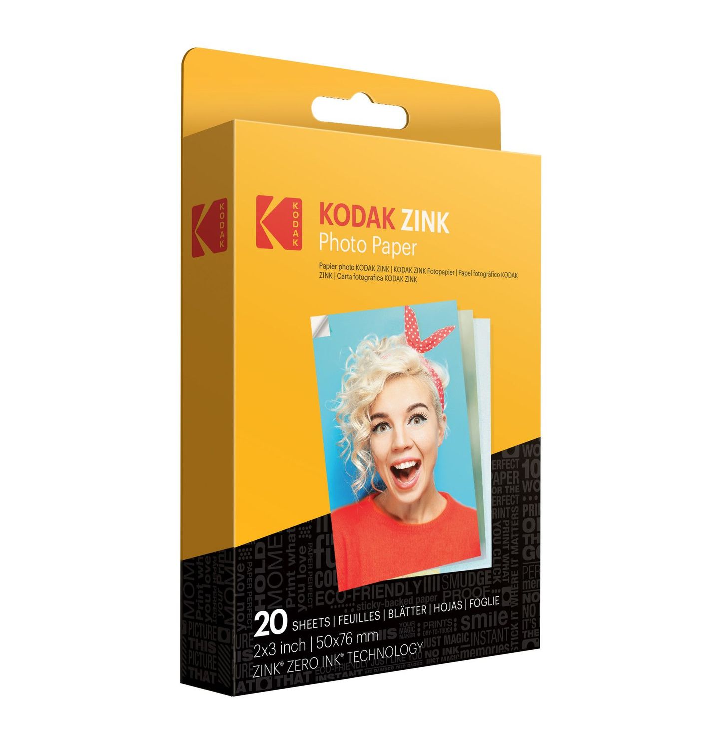 Kodak Zink 2x3 Paper - Pack de 20