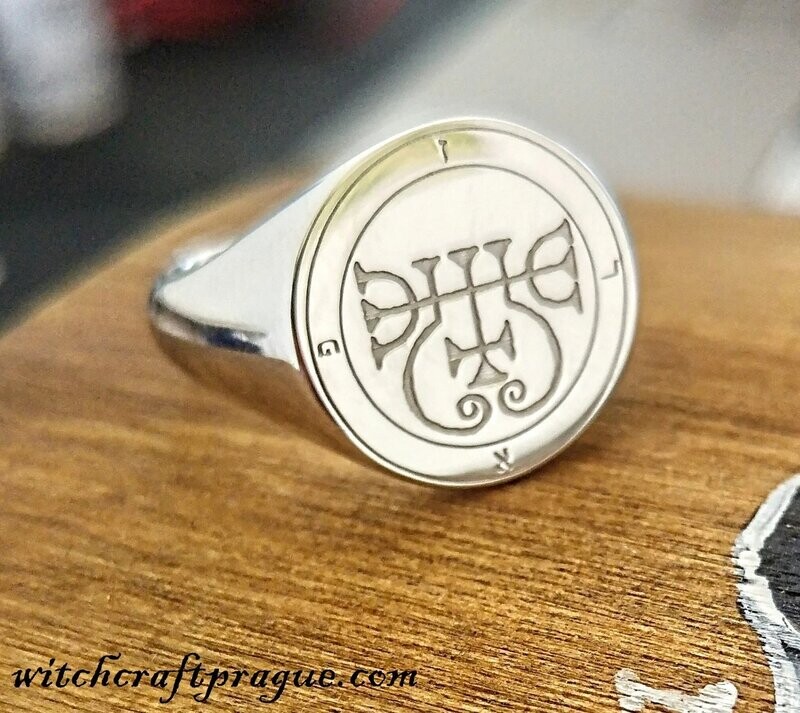Goetia Seal of Zepar ring