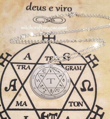 Witchcraft pentacle of Mars for protection seal of Solomon