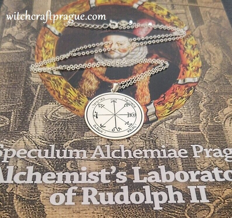 First pentacle of mars necklace Key of Solomon