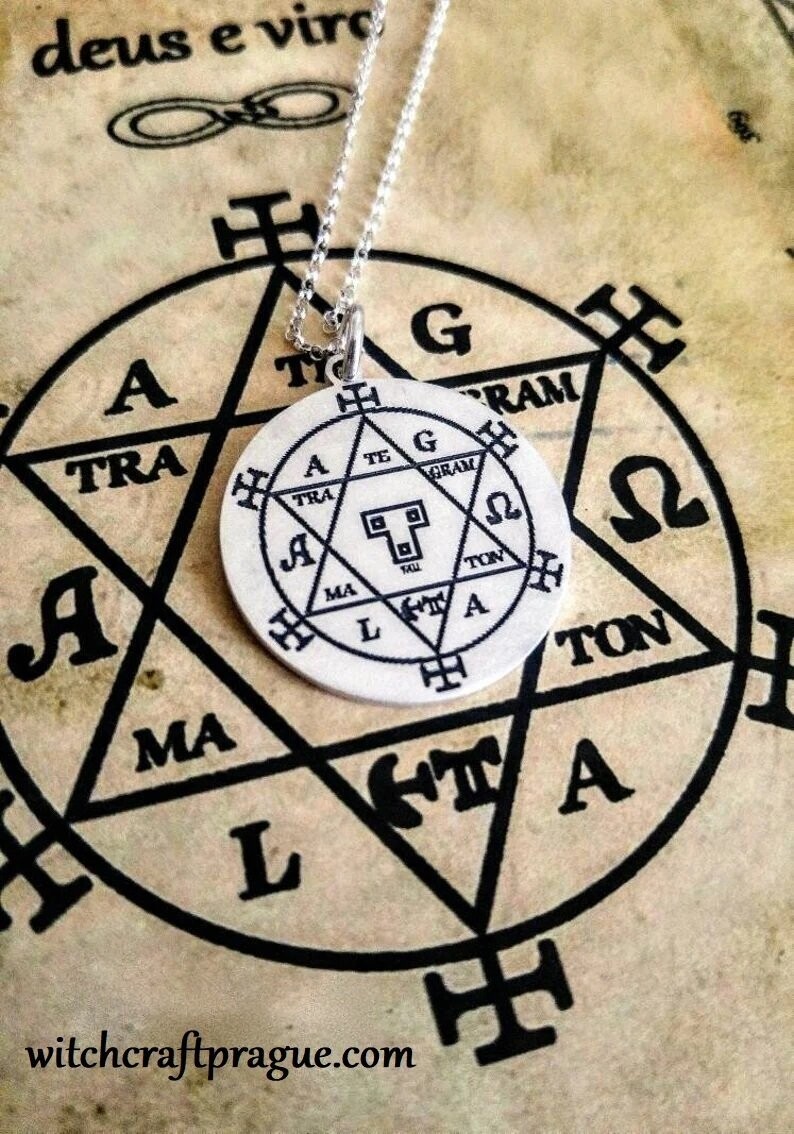 Goetia Hexagram of Solomon necklace
