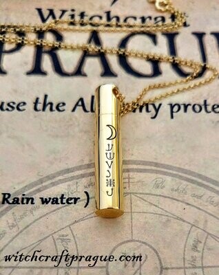 Spell bottle amulet for protection and success