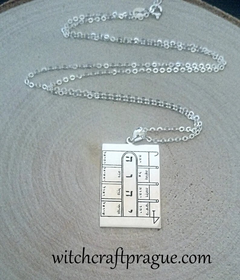 First Pentacle of the moon seal of Solomon