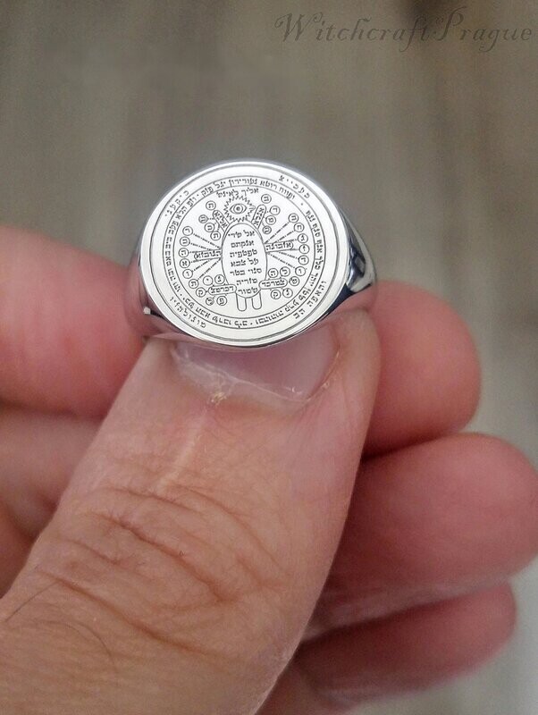 Witchcraft protection from evil amulet ring